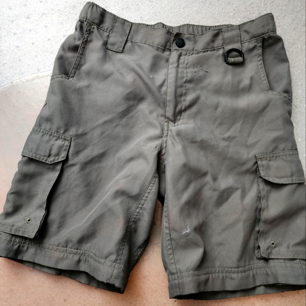 Youth BSA Cargo Shorts - Olive Green